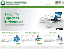 Tablet Screenshot of dareinfotech.com